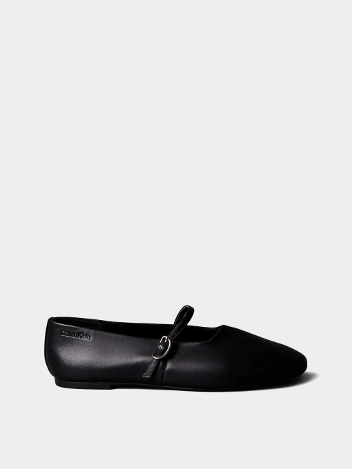 Туфли и лоферы Calvin Klein OBLIQUE BALLERINA MJ LTH HDW модель HW0HW02847-BEH Фото