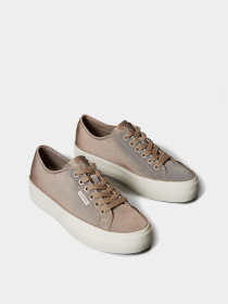 Кеди Calvin Klein VULC FLATFORM LACE UP MOIRE модель YW0YW02012-PBO Фото
