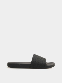 Шлёпанцы Calvin Klein ESS SLIDE PU AOP модель HW0HW03024-0GT Фото