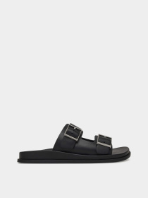 Шлёпанцы Calvin Klein CITY SANDAL BUCKLE LTH модель HW0HW02885-0GJ Фото