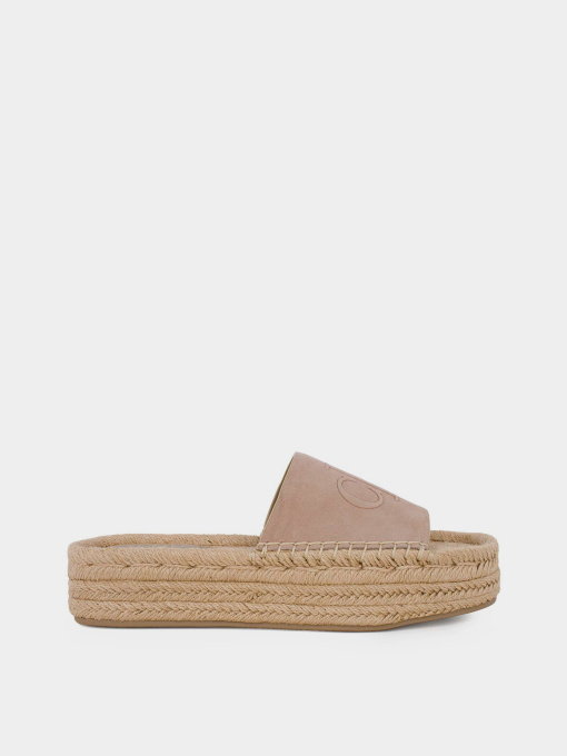 Шлёпанцы Calvin Klein FLATF ESPA MULE NUB MG модель HW0HW02890-A04 Фото