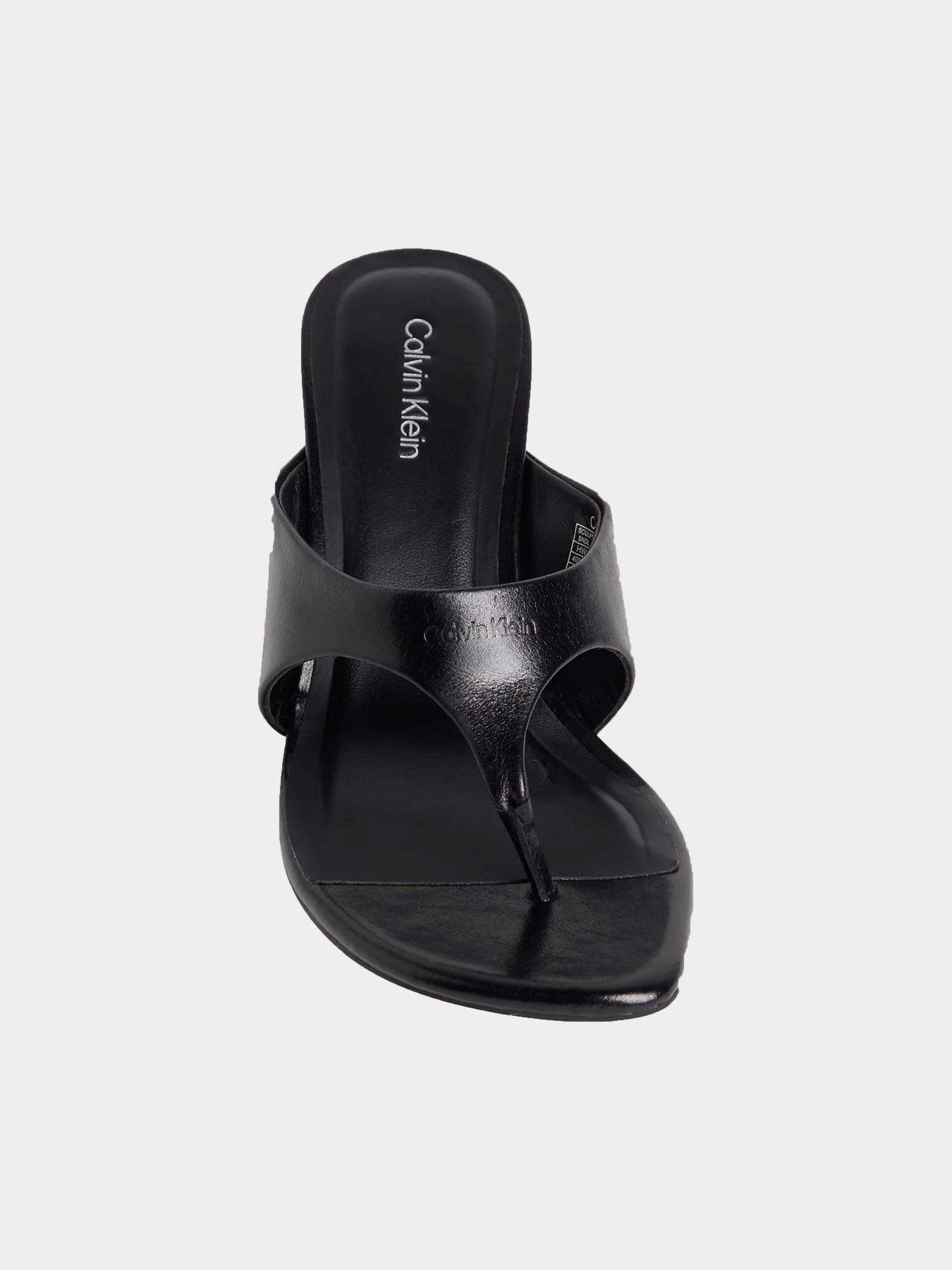 Шлёпанцы Calvin Klein SCULPT KITT HEEL SNDL THONG LT модель HW0HW02920-0GJ Фото