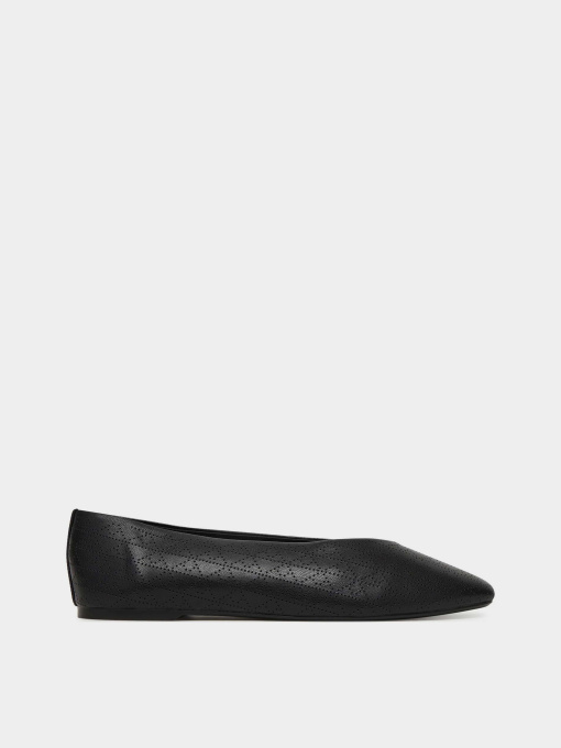 Туфлі та лофери Calvin Klein SQUARE BALLERINA AOP LTH модель HW0HW02936-0GT Фото