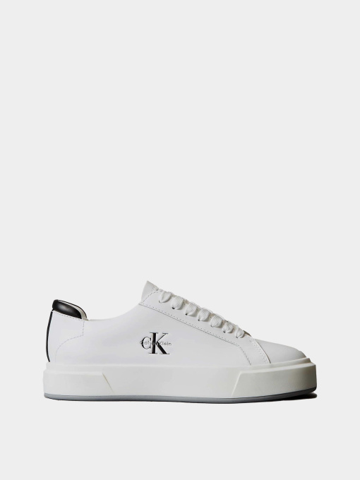 Кеды Calvin Klein BASKET CUPS LACEUP LTH ML модель YW0YW01945-01W Фото