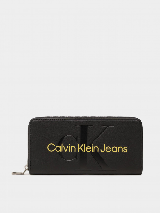 Гаманці Calvin Klein Sculpted Mono Zip Around Mono модель K60K607634-0GN Фото