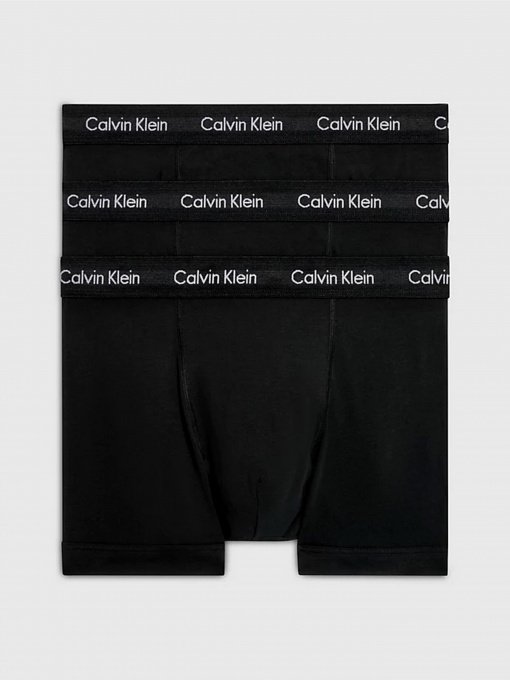 Нижня білизна Calvin Klein Underwear 3 Pack Trunks - Cotton Stretch модель 0000U2662G-XWB Фото