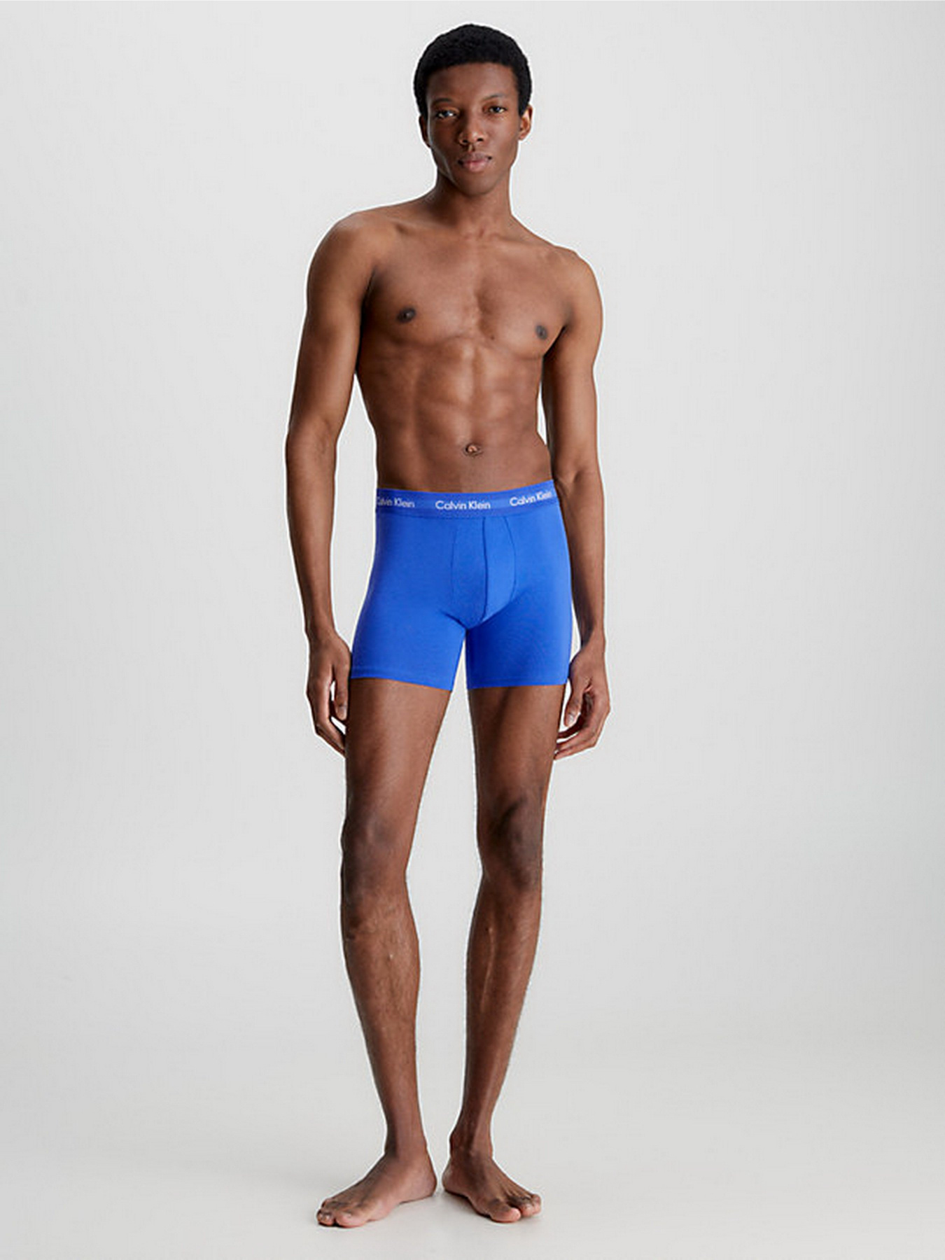Нижня білизна Calvin Klein Underwear 3-Pack Boxers - Cotton Stretch модель 000NB1770A-4KU Нижня білизна Calvin Klein Underwear 3-Pack Boxers - Cotton Stretch модель 000NB1770A-4KU Фото