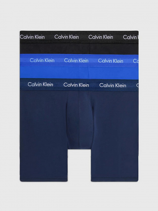 Нижнее белье Calvin Klein Underwear 3-Pack Boxers - Cotton Stretch модель 000NB1770A-4KU Фото