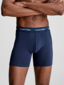 Нижня білизна Calvin Klein Underwear 3-Pack Boxers - Cotton Stretch модель 000NB1770A-4KU Фото