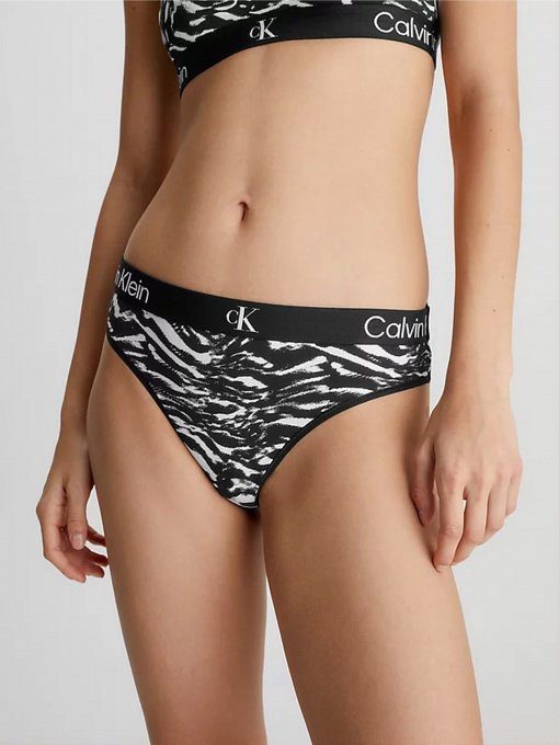 Нижня білизна Calvin Klein Underwear Modern Thong модель 000QD3990E-BIK Фото