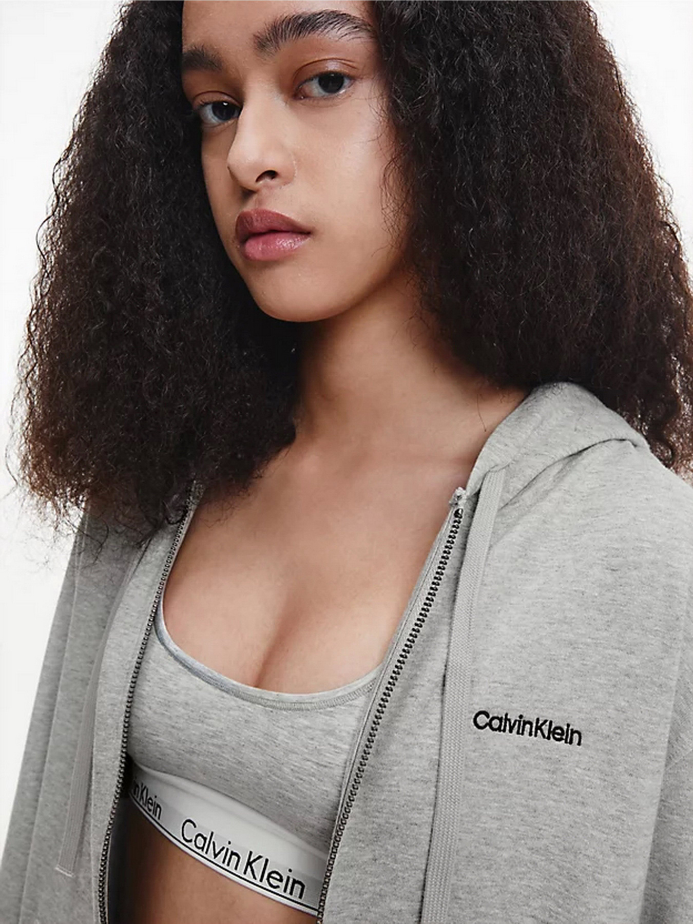 Худі та світшоти Calvin Klein Underwear Full Zip Hoodie модель 000QS6869E-P7A Фото