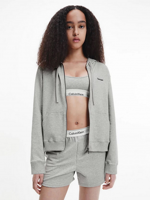 Худи и свитшоты Calvin Klein Underwear Full Zip Hoodie модель 000QS6869E-P7A Фото