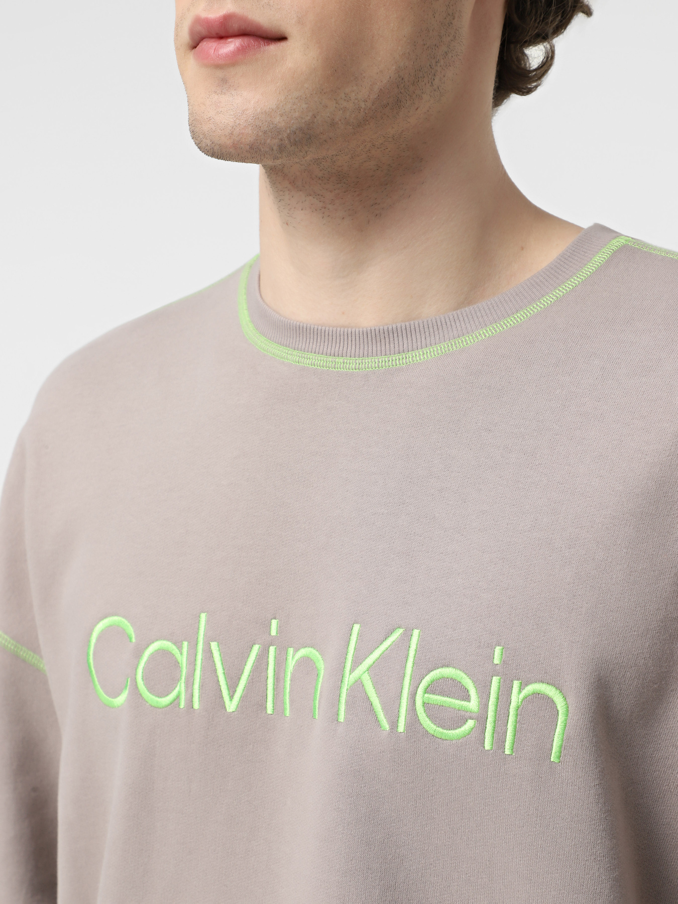 Худи и свитшоты Calvin Klein Underwear Ls Sweatshirt модель 000NM2458E-PET Фото