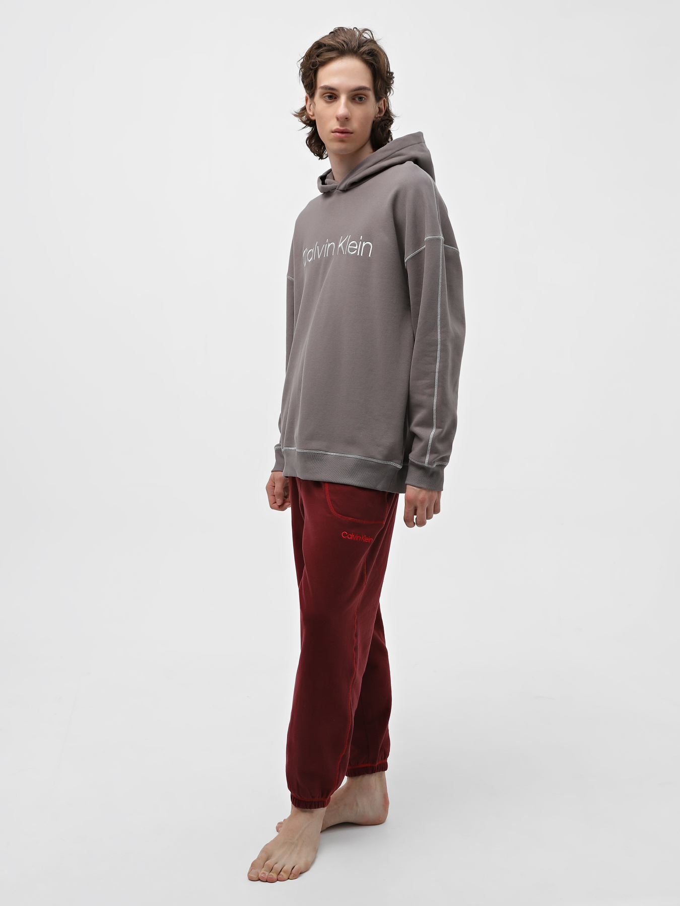 Худи и свитшоты Calvin Klein Underwear L S Hoodie модель 000NM2484E-PA7 Фото