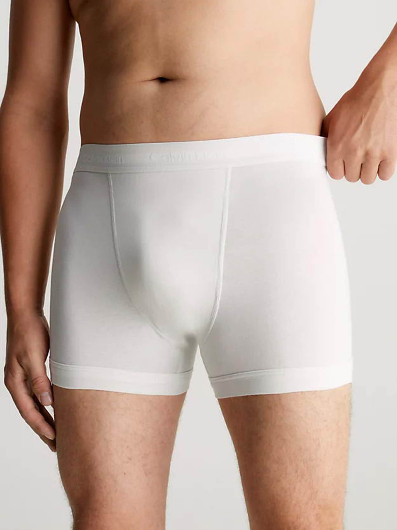 Нижнее белье Calvin Klein Underwear 3 Pack Trunks - Cotton Stretch модель 0000U2662G-H4Y Фото