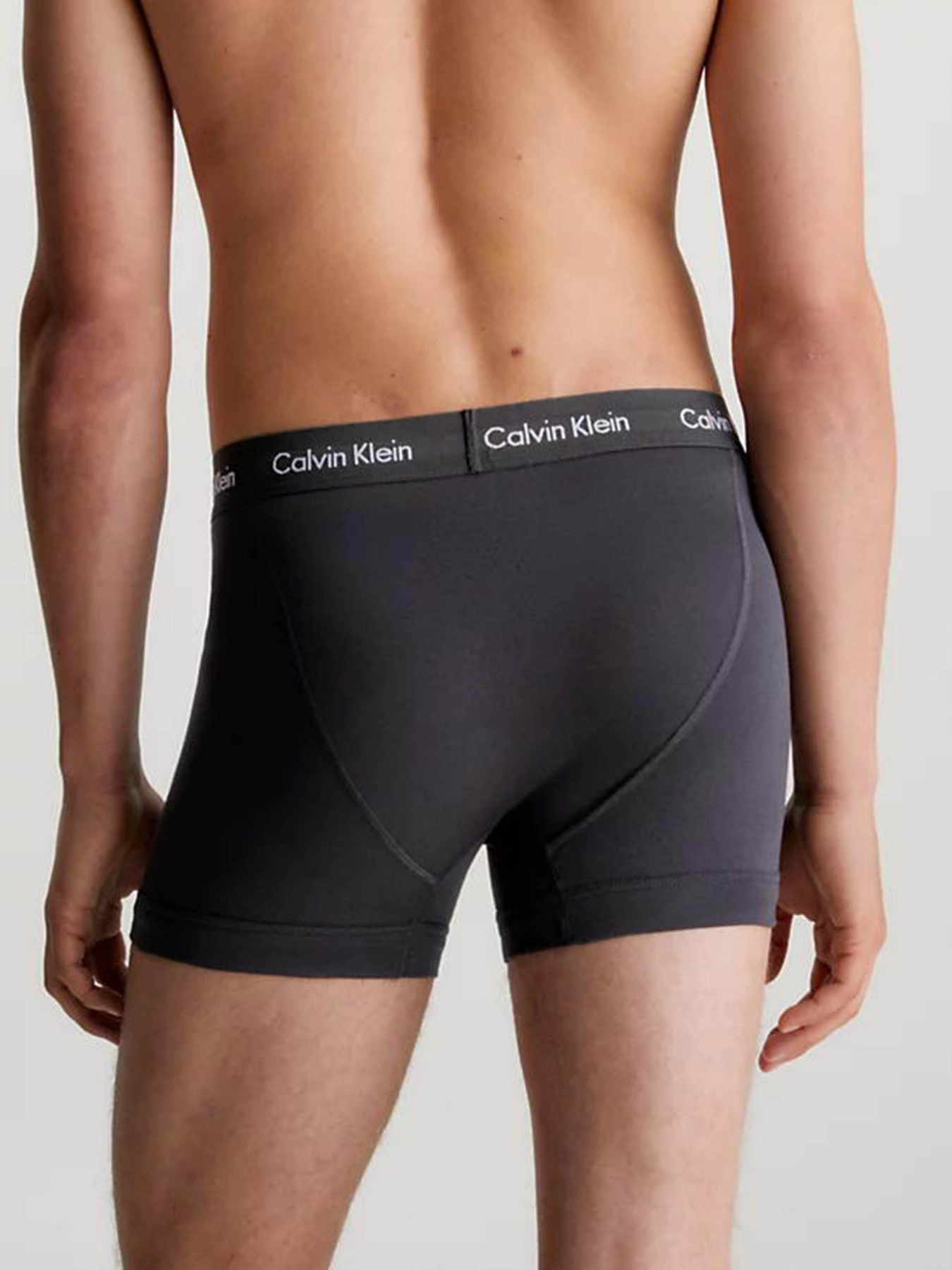 Нижнее белье Calvin Klein Underwear 3 Pack Trunks - Cotton Stretch модель 0000U2662G-H4Y Фото