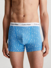 Нижнее белье Calvin Klein Underwear 3 Pack Trunks - Cotton Stretch модель 0000U2662G-H4Y Фото