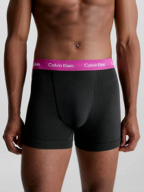 Нижнее белье Calvin Klein Underwear 3 Pack Trunks - Cotton Stretch модель 0000U2662G-H53 Фото