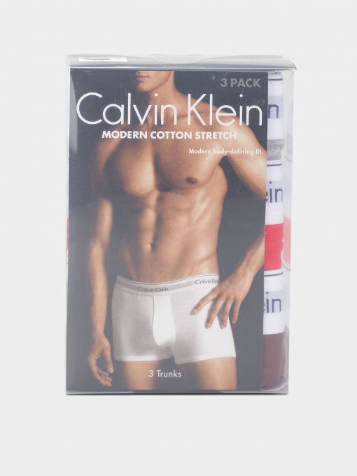 Нижня білизна Calvin Klein Underwear Trunk 3Pk модель 000NB2380A-GVZ Фото