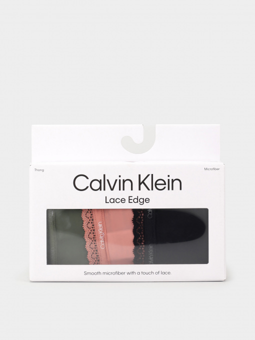 Нижнее белье Calvin Klein Underwear Thong модель 000QD3802E-I21 Фото