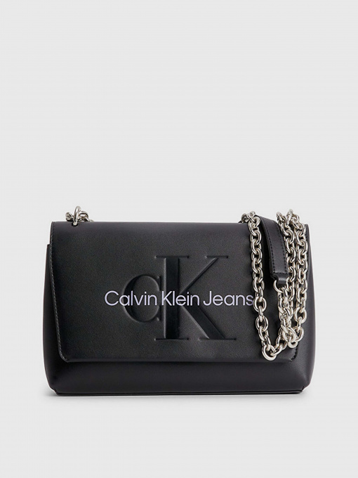Сумки Calvin Klein Sculpted Ew Flap Conv25 Mono модель K60K607198-0GJ Фото