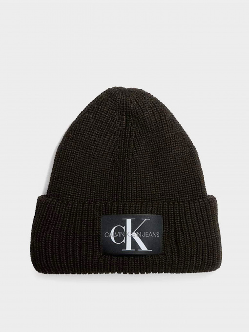 Шапки та кепки Calvin Klein Monologo Patch Beanie модель K50K506242-GT8 Фото