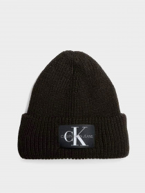 Шапки та кепки Calvin Klein Monologo Patch Beanie модель K50K506242-GT8 Фото