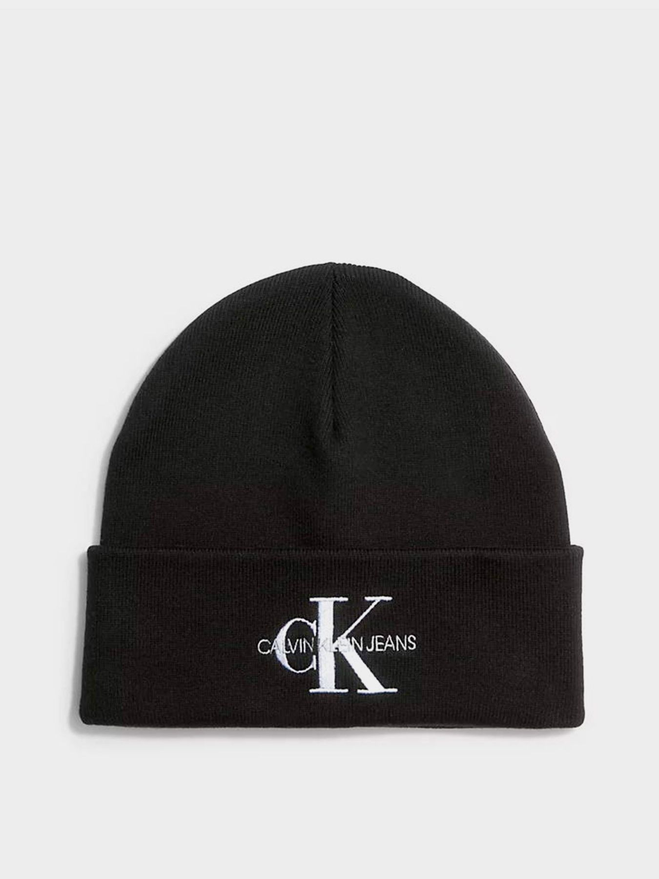 Шапки та кепки Calvin Klein Monologo Embro Beanie модель K50K511160-BDS Шапки та кепки Calvin Klein Monologo Embro Beanie модель K50K511160-BDS Фото