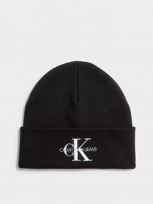 Шапки та кепки Calvin Klein Monologo Embro Beanie модель K50K511160-BDS Фото
