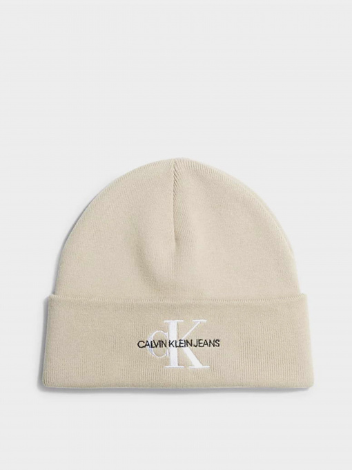 Шапки и кепки Calvin Klein Monologo Embro Beanie модель K50K511160-PED Фото