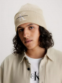 Шапки та кепки Calvin Klein Monologo Embro Beanie модель K50K511160-PED Фото