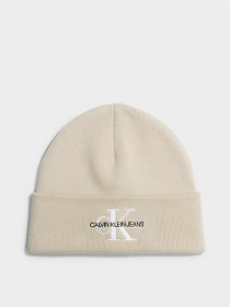 Шапки и кепки Calvin Klein Monologo Embro Beanie модель K50K511160-PED Фото