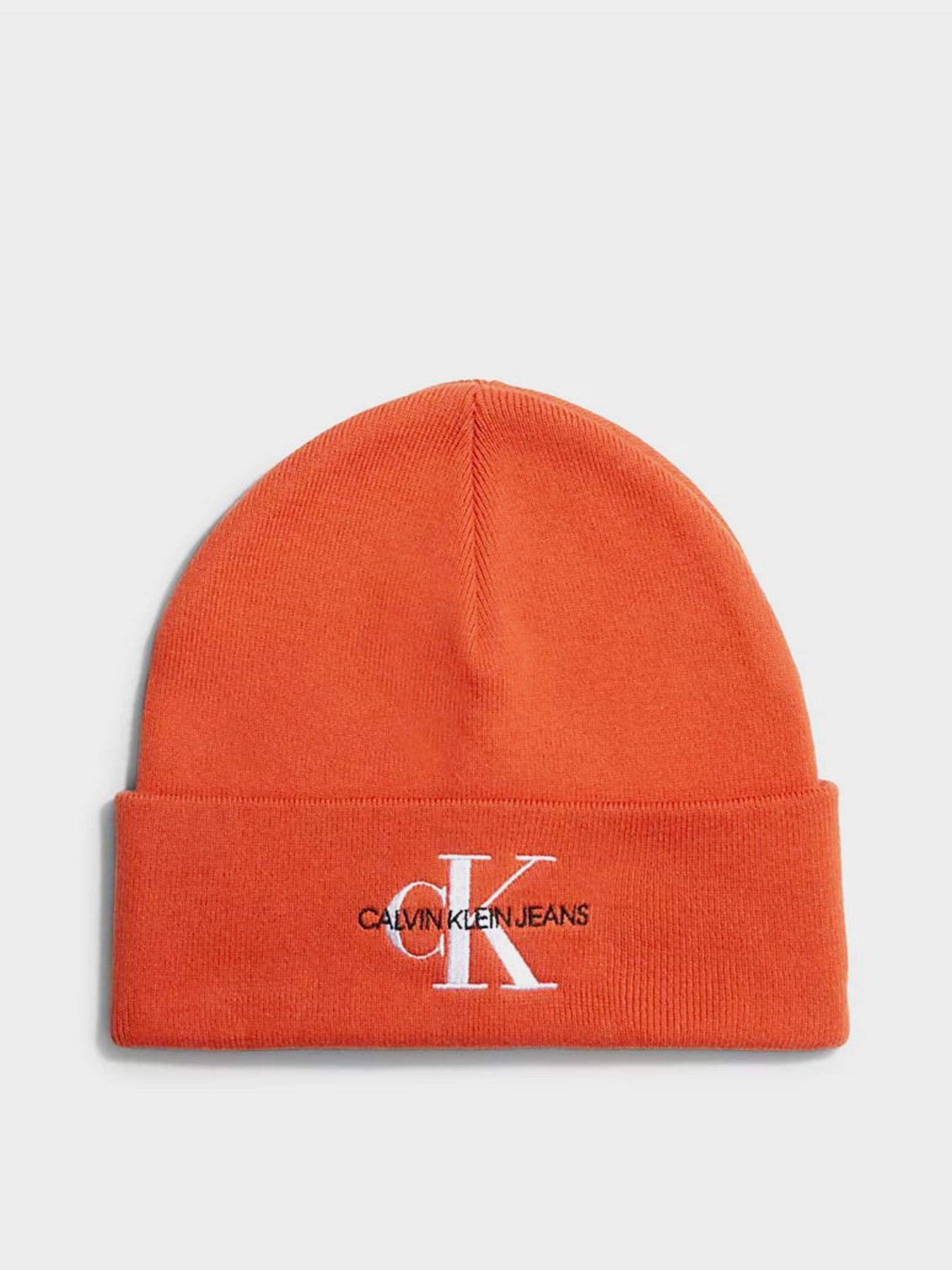 Шапки та кепки Calvin Klein Monologo Embro Beanie модель K50K511160-SEC Шапки та кепки Calvin Klein Monologo Embro Beanie модель K50K511160-SEC Фото