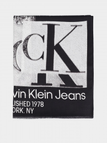 Шарфы и платки Calvin Klein Monologo Embro Scarf модель K60K610912-BDS Фото