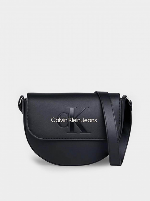 Сумки Calvin Klein  Sculpted Saddle Bag22 Mono модель K60K611223-01F Фото
