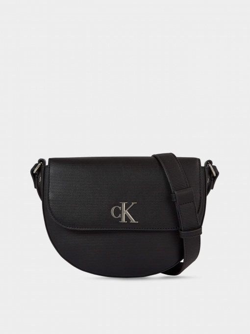 Сумки Calvin Klein Minimal Monogram Saddle Bag22 модель K60K611226-BDS Фото