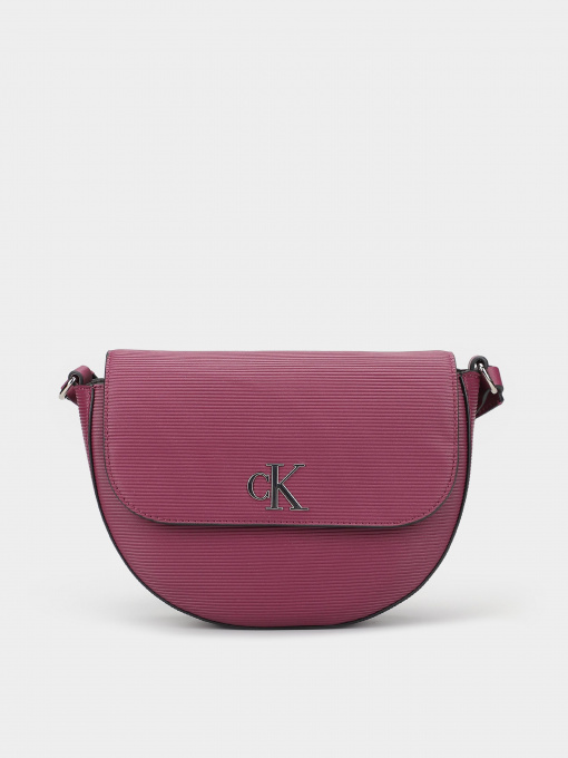 Сумки Calvin Klein Minimal Monogram Saddle Bag22 модель K60K611226-VAC Фото