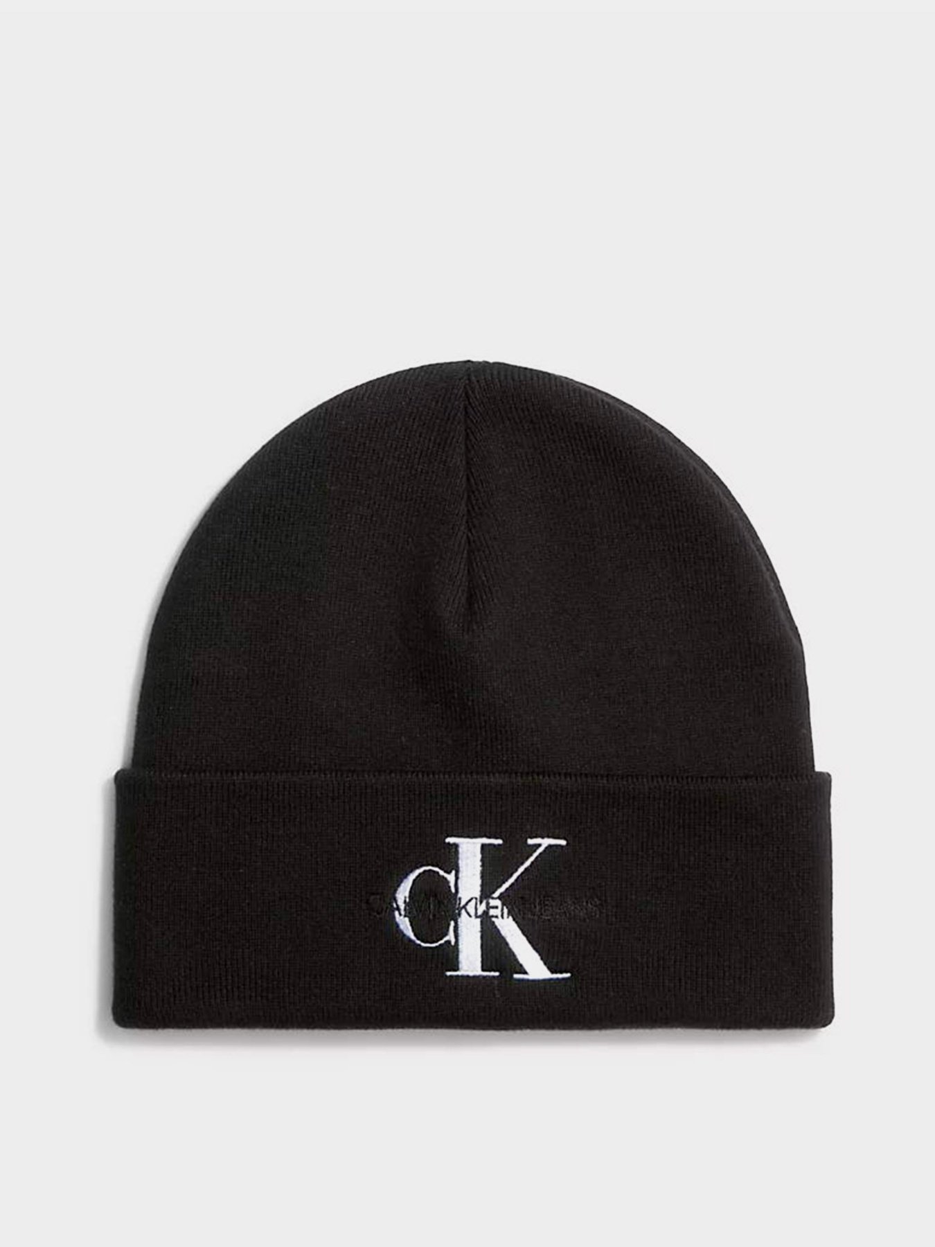 Шапки и кепки Calvin Klein Monologo Embro Beanie модель K60K611254-BDS Шапки и кепки Calvin Klein Monologo Embro Beanie модель K60K611254-BDS Фото
