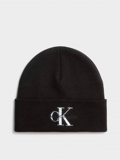 Шапки и кепки Calvin Klein Monologo Embro Beanie модель K60K611254-BDS Фото