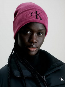 Шапки та кепки Calvin Klein ʼ Monologo Embro Beanie модель K60K611254-VAC Фото