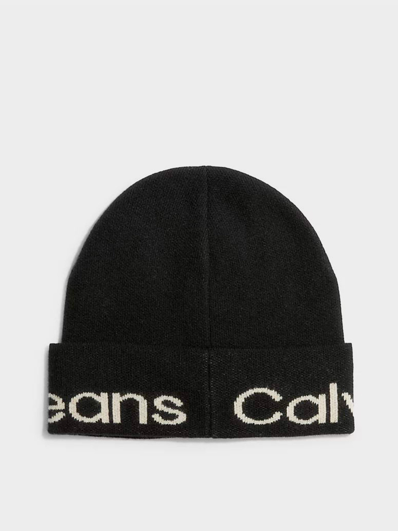 Шапки та кепки Calvin Klein Logo Beanie модель K60K611271-BDS Фото