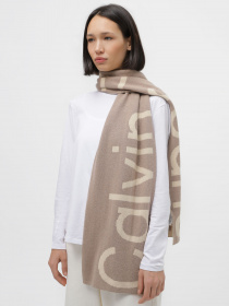 Шарфи та хустки Calvin Klein Logo Scarf модель K60K611263-PED Фото