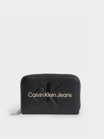 Гаманці Calvin Klein Sculpted Med Zip Around Mono модель K60K607229-01F Фото
