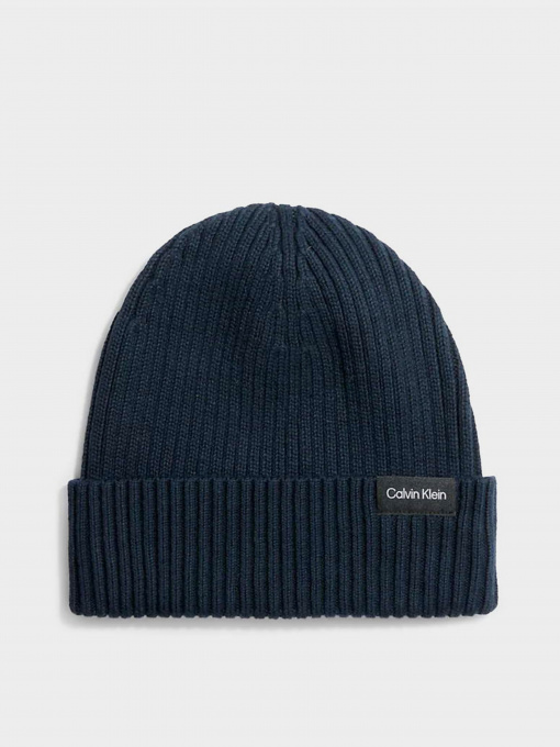 Шапки и кепки Calvin Klein Classic Cotton Rib Beanie модель K50K510982-BA7 Фото