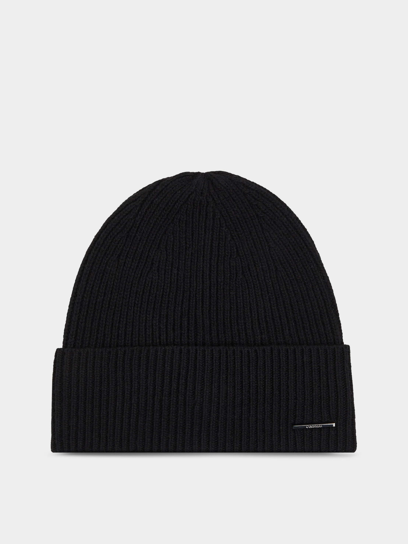 Шапки та кепки Calvin Klein Modern Bar Beanie модель K50K511461-BAX Шапки та кепки Calvin Klein Modern Bar Beanie модель K50K511461-BAX Фото