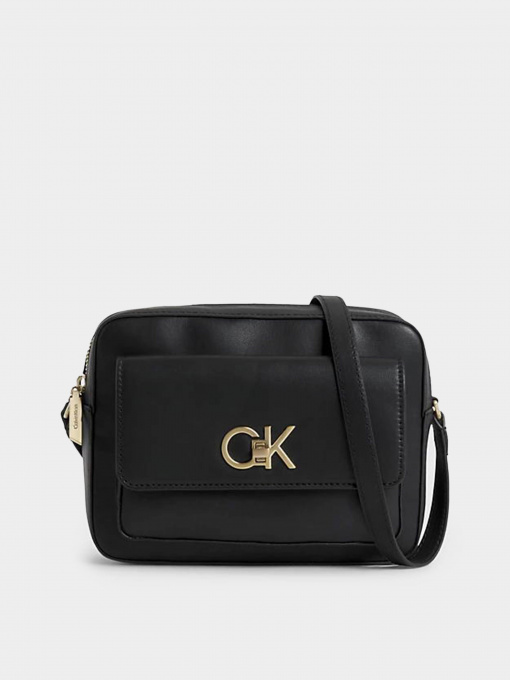 Сумки Calvin Klein Re-Lock Camera Bag W/Flap модель K60K611083-BAX Фото