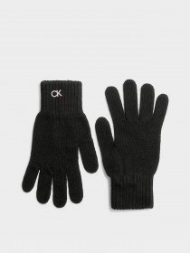Перчатки и варежки Calvin Klein Re-Lock Knit Gloves модель K60K611164-BAX Фото