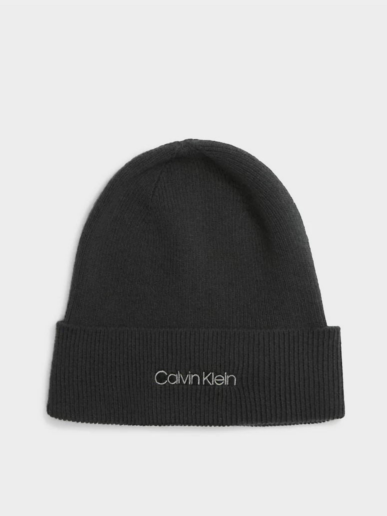 Шапки та кепки Calvin Klein Essential Knit Beanie модель K60K608519-BAX Шапки та кепки Calvin Klein Essential Knit Beanie модель K60K608519-BAX Фото