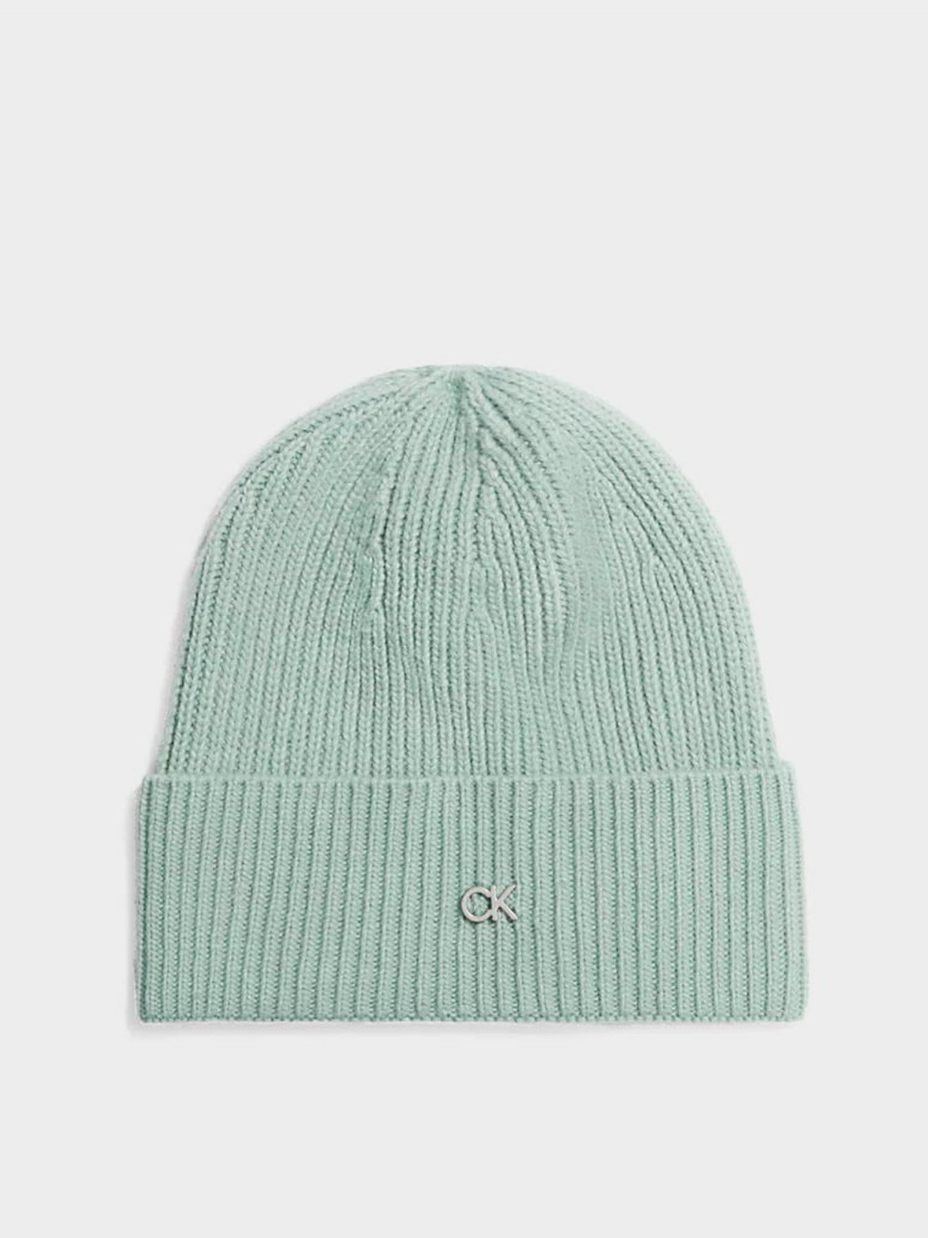 Шапки та кепки Calvin Klein Re-Lock Beanie модель K60K610214-LKG Шапки та кепки Calvin Klein Re-Lock Beanie модель K60K610214-LKG Фото