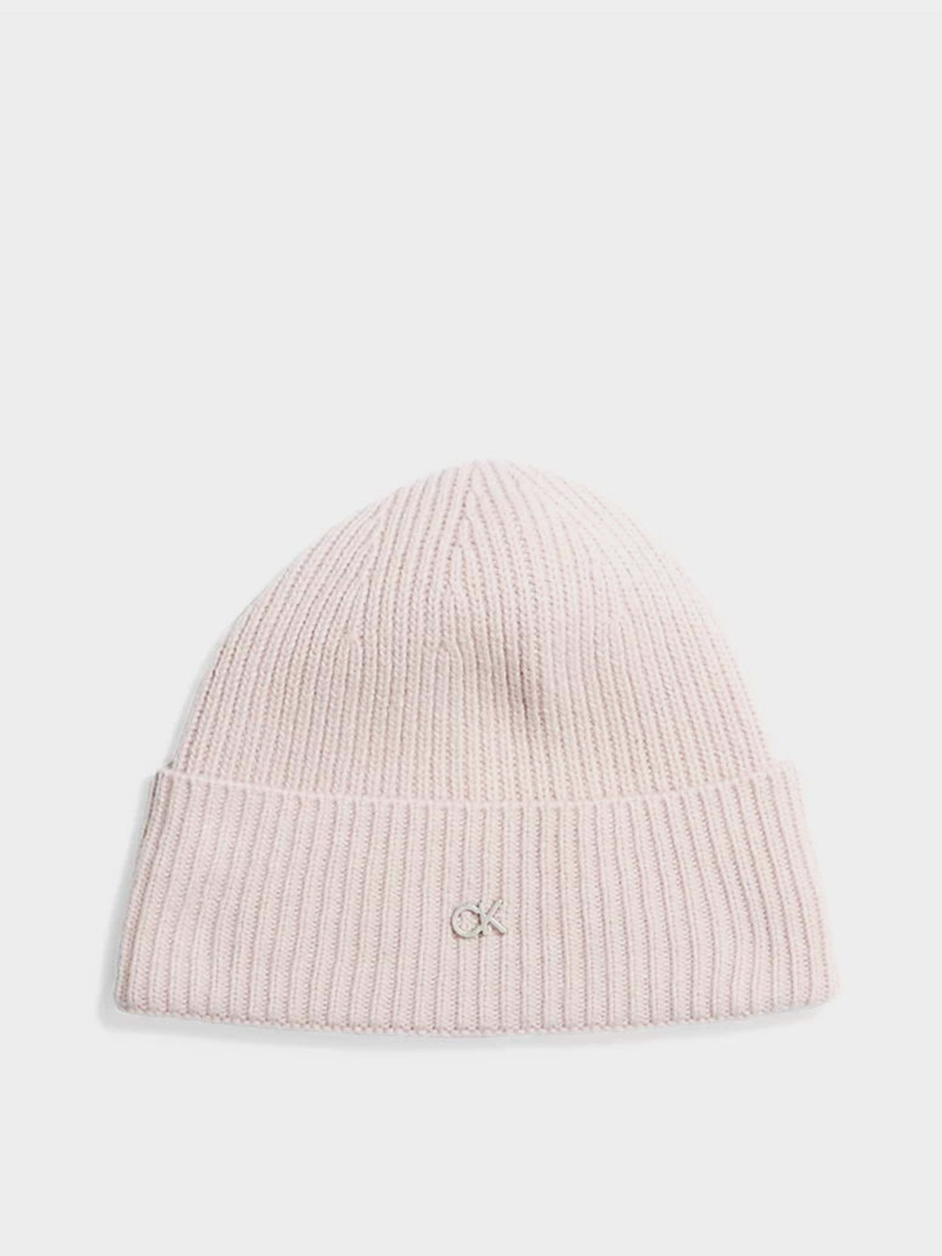 Шапки та кепки Calvin Klein Re-Lock Beanie модель K60K610214-VFM Шапки та кепки Calvin Klein Re-Lock Beanie модель K60K610214-VFM Фото
